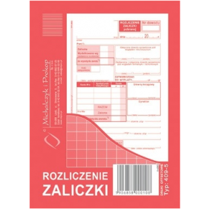 Druk MiP Rozliczenie Zaliczki A6/40